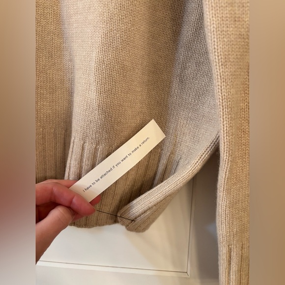 Reformation Cream Turtleneck Sweater - Picture 7 of 7